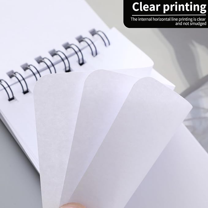 Pocket Notebook Small Notepad Pocket Notepad Small Spiral Notebooks 3X5Inches (6-blank)