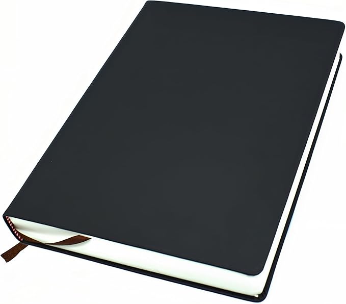 jooact Thick Sketchbook 660 Pages Notebook Soft Faux Leather Cover Journal 80GSM Paper Notepad Drawing Book Memo Writing Sketch Pad Diary Notebook