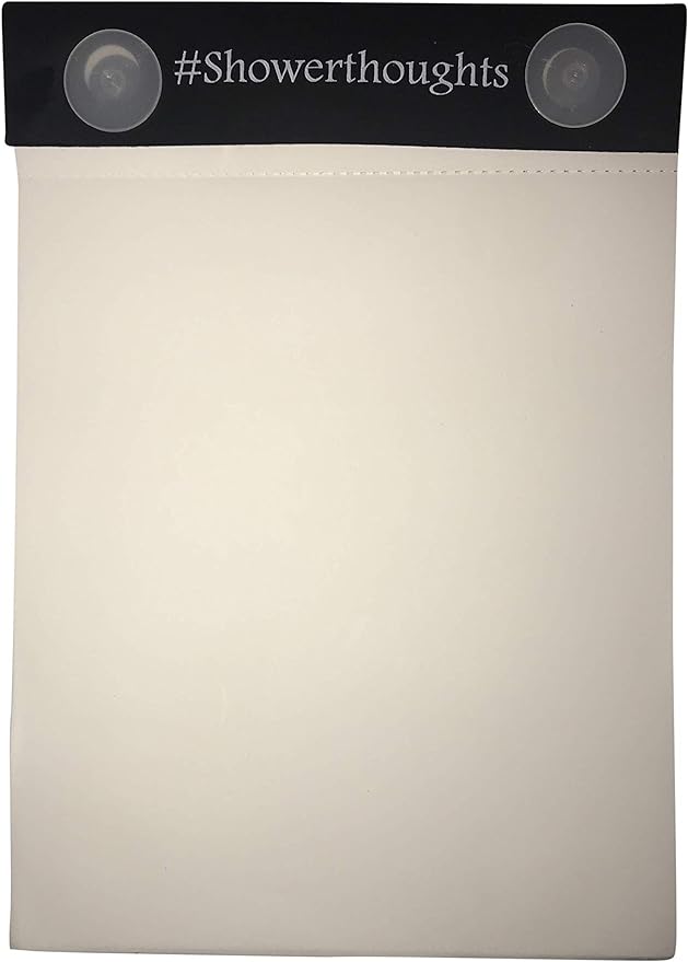 Waterproof Shower Notepad with Pencil - Shower Notebook with Waterproof Paper