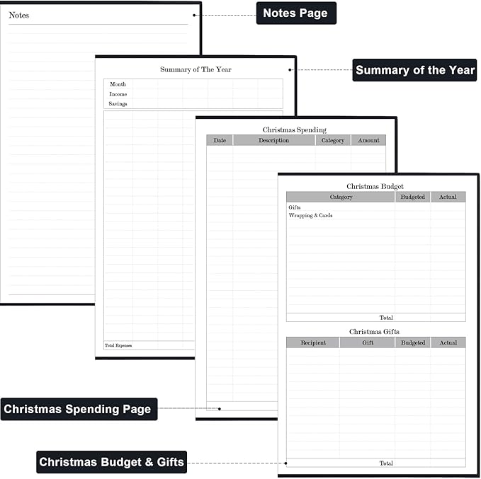 2025 Daily & Monthly Planner - 2025 Daily Planner One Page Per Day from January 2025 to December 2025, Hourly Appointment Book Perfect Organizer Daily Life, Fabric Cover, 5.8'' x 8.3'', Black
