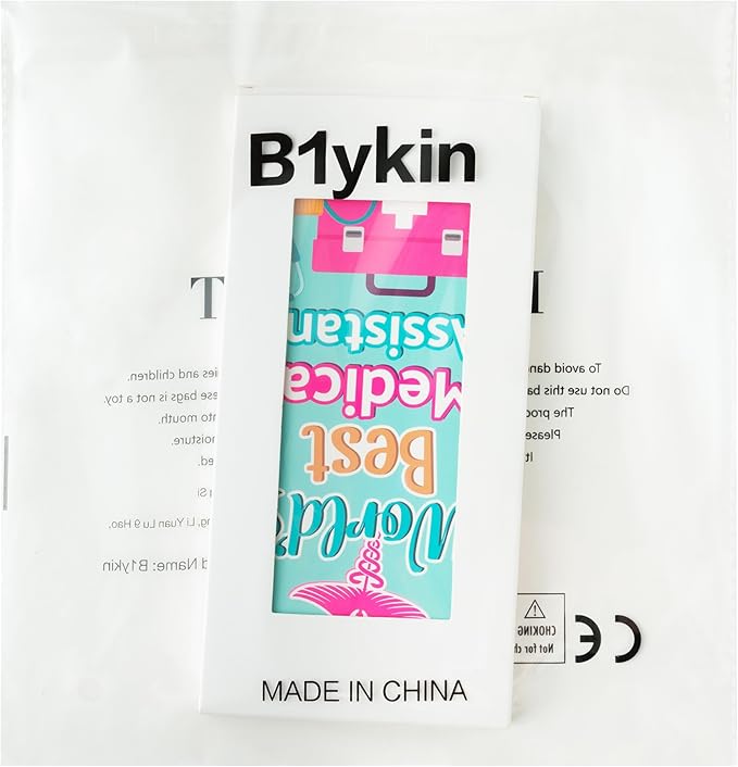 B1ykin Sticky Notes Set - Cartoon Theme Cute Self-Stick Notes Pad Teacher Appreciation Gifts, Self-Adhesive Writing Memo Pages Sticky to Do Notepad for Kids Employee School Office (Medical Assistant)