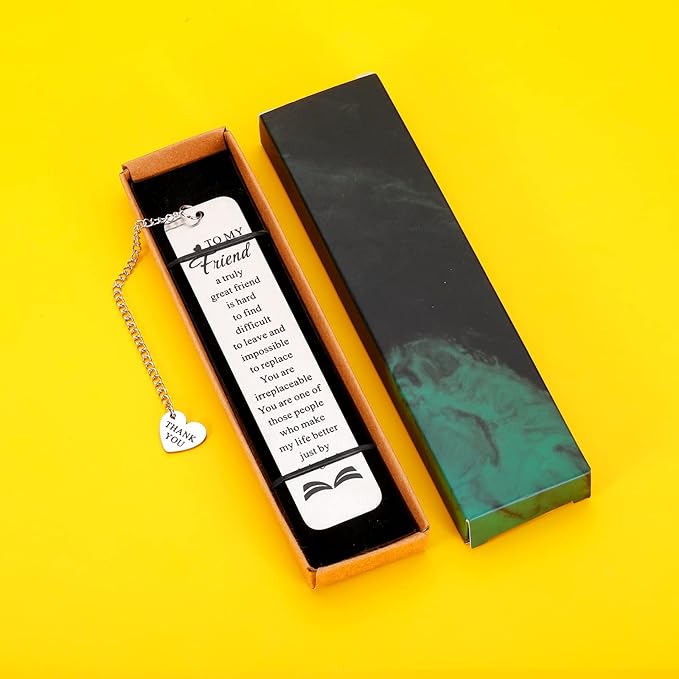 Friend Bookmark Gifts for Her Friendship Gifts for Women Female Friends Best Friend Birthday Graduation Farewell Gifts for Girl Teen Bestie Valentines Day Christmas Gifts for Book Lovers