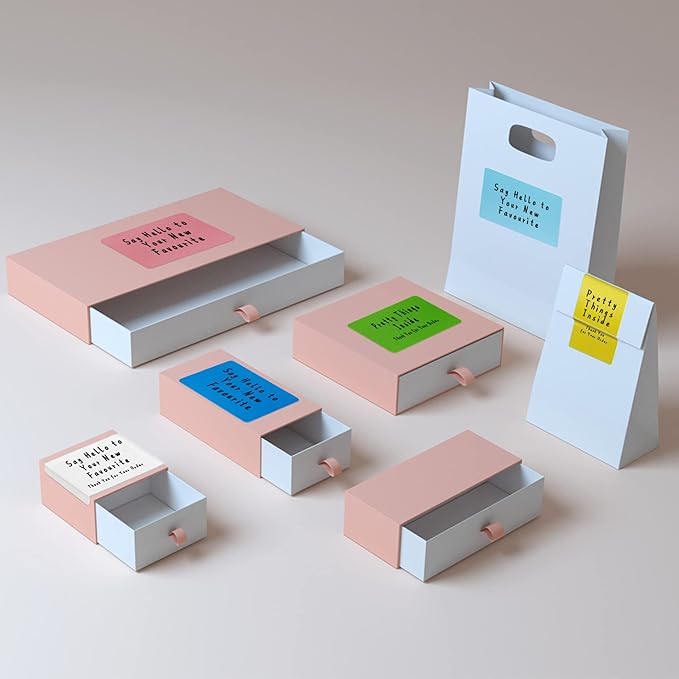 Hybsk 3x2 inch Color Direct Thermal Labels for Shipping, Barcodes, Address, Compatible with Rollo Label Printer & Zebra Desktop Printers(3"x2",Yellow)