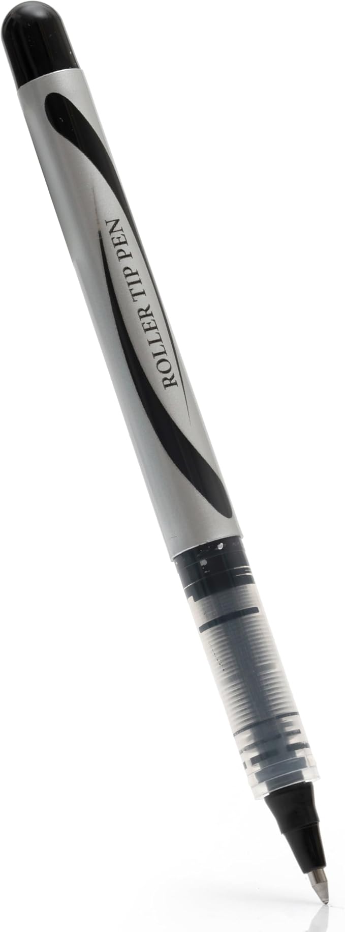 Liquid Ink Rollerball Pens, 0.7mm Medium Point Tip, Rolling pen for Drawing, Journaling and Smooth Writing (Black, 1 Count (Pack of 8))