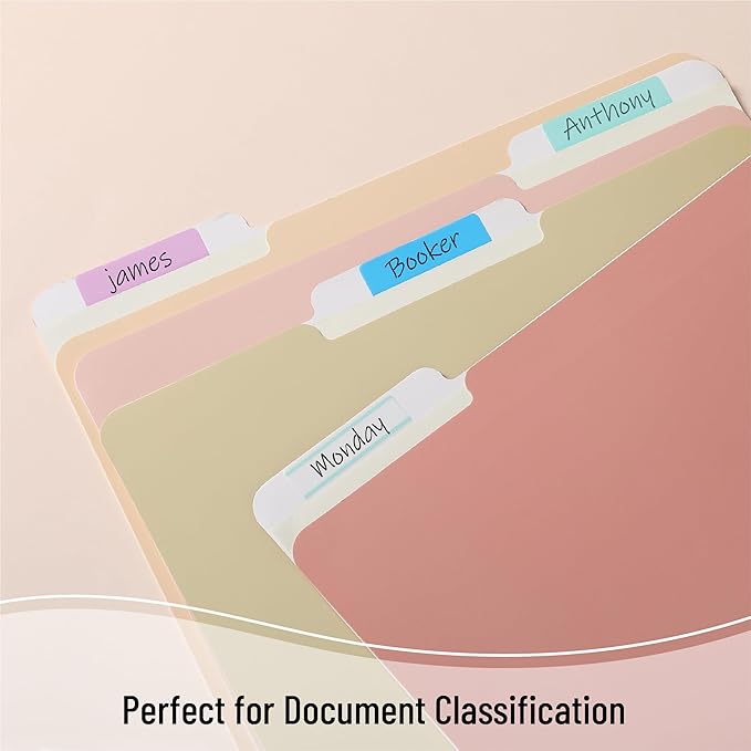 Mr. Pen- Sticky Index Tabs, 500 Pcs, 21 Sets, Colorful Sticky Tabs for Notebooks, Page Markers, Page Tabs for Binders, Page Tabs Sticky Tabs for Books, Notebook Tabs, Book Sticky Tabs for Notebooks