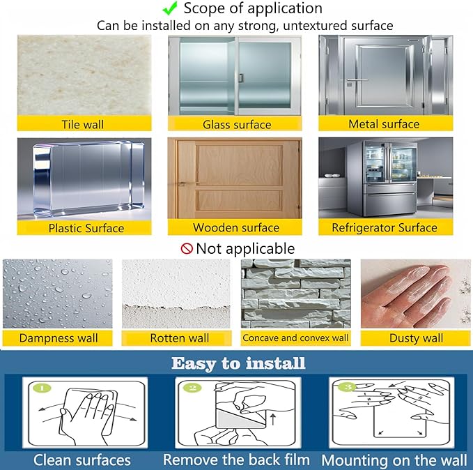 Magnetic Chalkboard Contact Paper 17.2" x 24" Self Adhesive Wall Board Sticker with Liquid Chalk for Kids Black Chalk Board Wallpaper Roll Alternative Magnetic Blackboard Paint