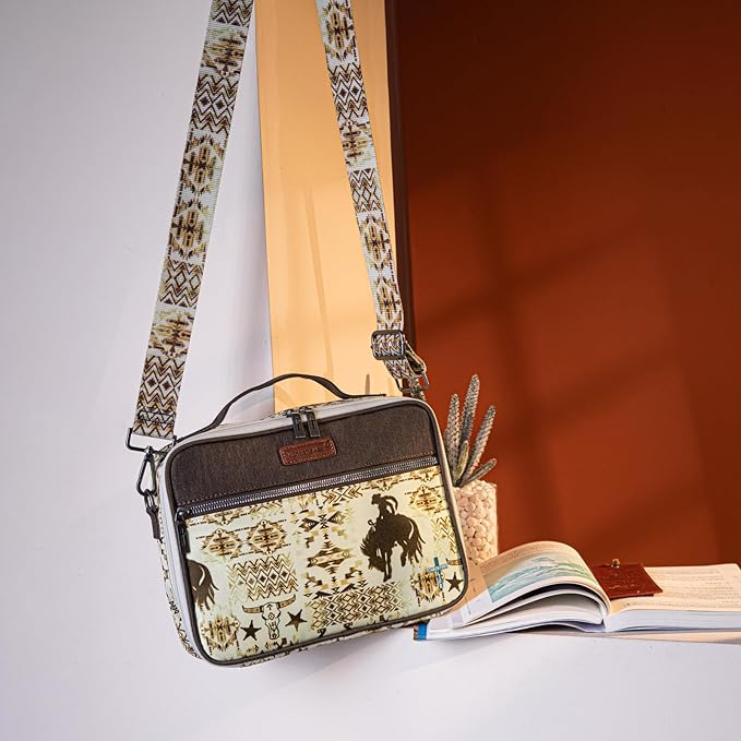 Montana West Bible Book Covers for Women Canves Bible Cases with Zippered Pocket Bible Bags Handheld Crossbody Church Bible Study Supplie