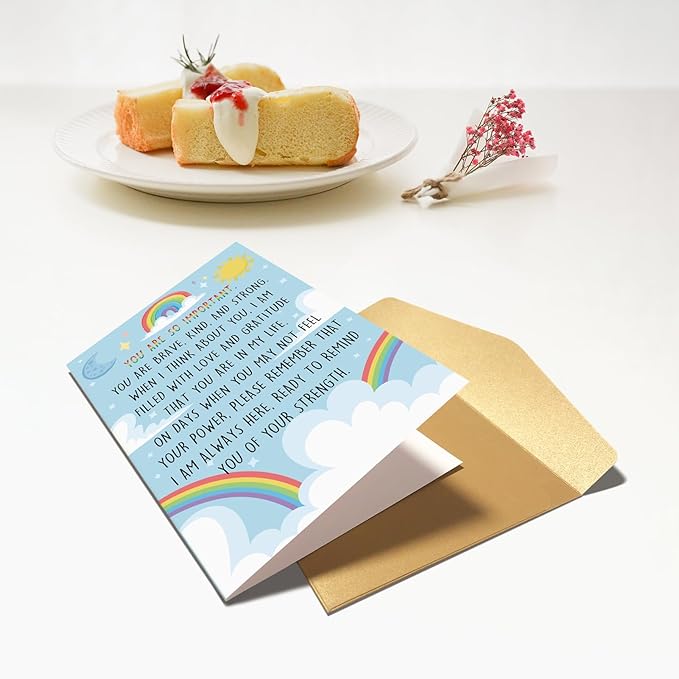 Chenive Encouragement Card for Women Men, Thinking of Card, Motivational Card, Emotional Support Card, Friendship Card, You are So Important I Am Always Here