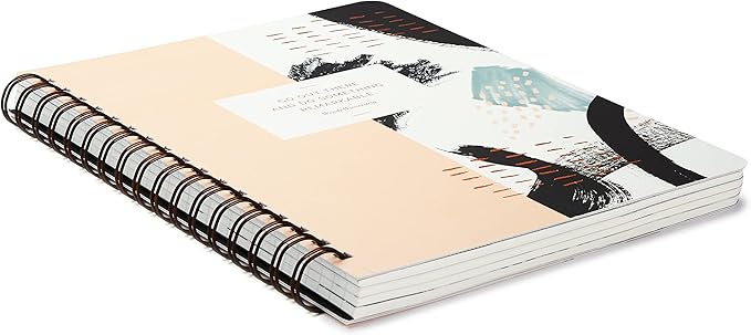 Compendium Spiral Notebook - Go out there and do something remarkable. — A Designer Spiral Notebook with 192 Lined Pages, College Ruled, 7.5”W x 9.25”H