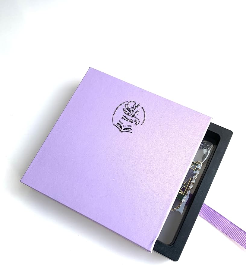 Genshin Impact Chiori Metal Bookmark - Anime Figure Merch with 3D Display Box - Birthday Gifts for Fans Friends Gamer Book Lovers - Zllada