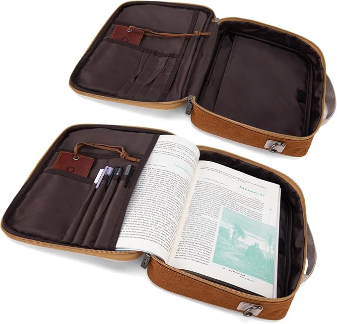 Montana West Bible Covers for Women Bible Cases with Leather Bookmark Protective Crossbody Carrying Book Case for Church Travel Gift