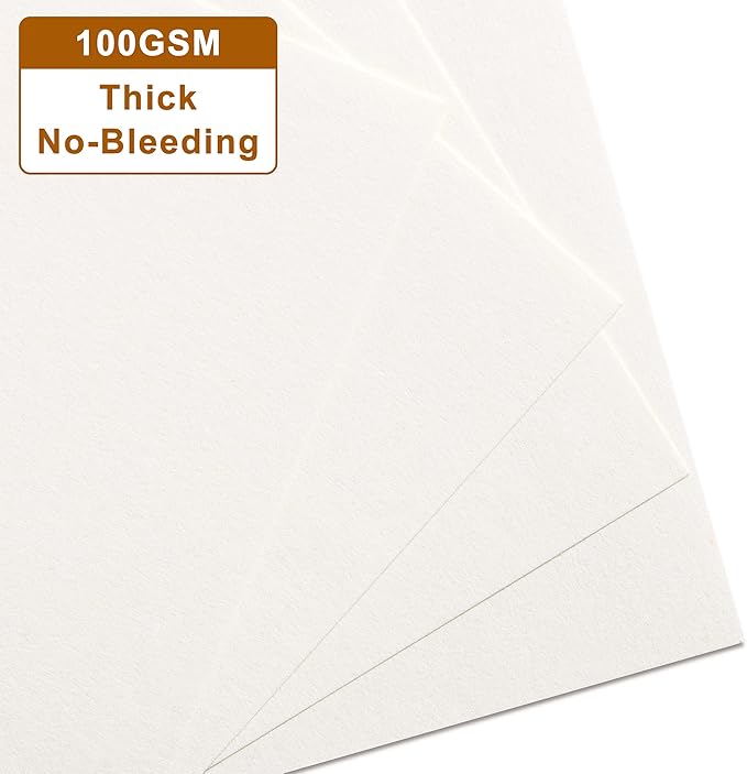 A5 Blank Paper,A5 Refill Paper,A5 Filler Paper,6 Hole Punched,Blank Paper Refills for A5 Filofax Planner Binder Journals Notes, 80 Sheets/160 Pages,5.6x8.3 Inch,Beige (1)