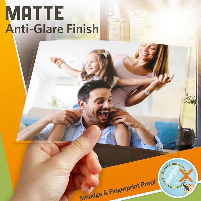 Matte Laminating Sheets 9β x 14.5β, 3 Mil Thick, 50 Pack, Legal Size Matte Thermal Laminating Pouches 8.5 x 14