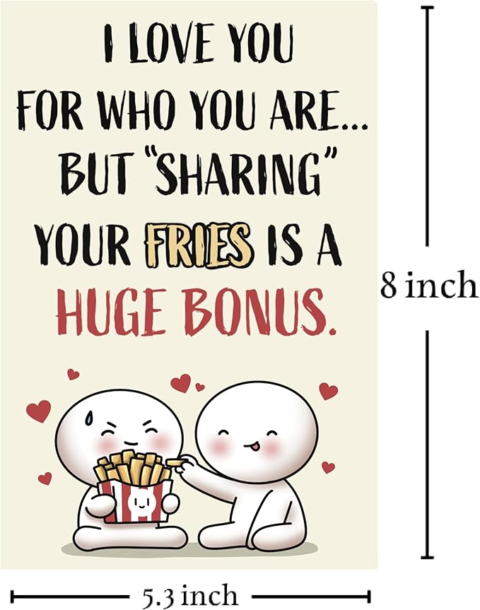 Cheerin Greeting Card with Envelope - Funny Anniversary Cards for Him - Humorous Birthday Card for Men - Anniversary Cards for Husband, Boyfriend and Fiance