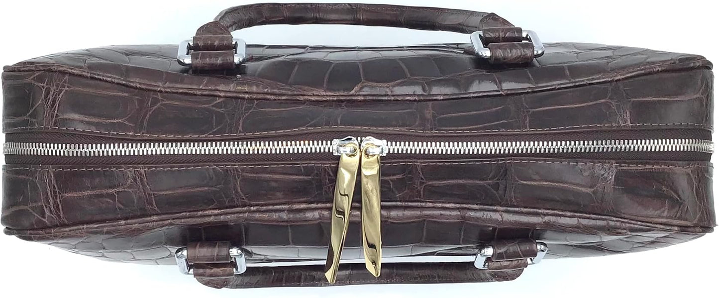 Masami Handmade Genuine Crocodile Leather Business Bag, Briefcase, Japanese brand, Leather bag
