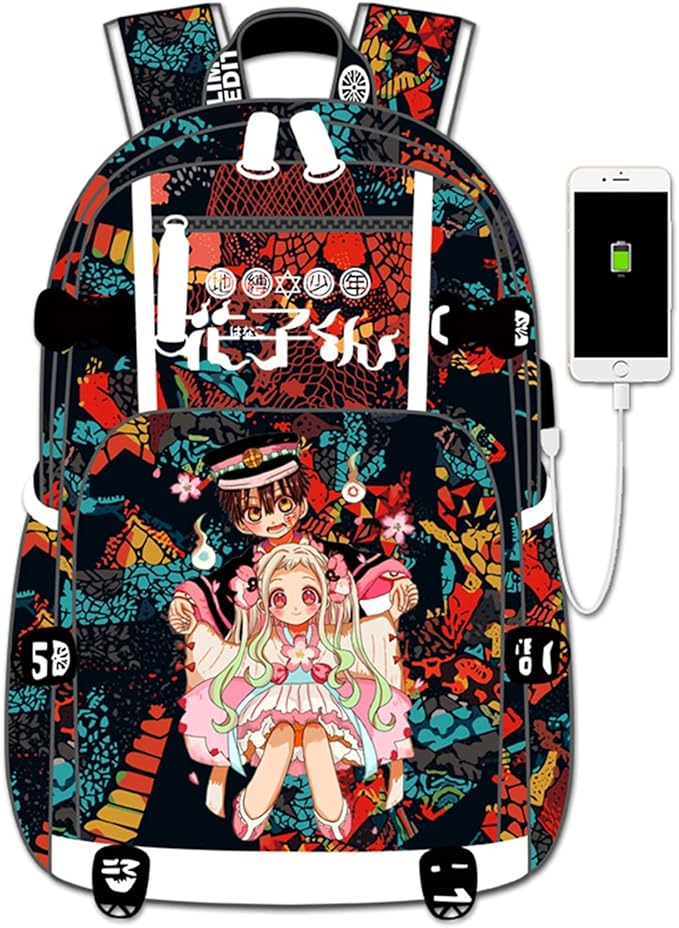 ISaikoy Anime Toilet Bound Hanako kun Backpack Satchel Bookbag Daypack School Bag Laptop Shoulder Bag Style16