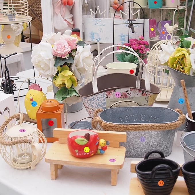 Dot Stickers,Pack of 2400 Round Color Coding Circle Dots Stickers Labels (3/4",Yellow)