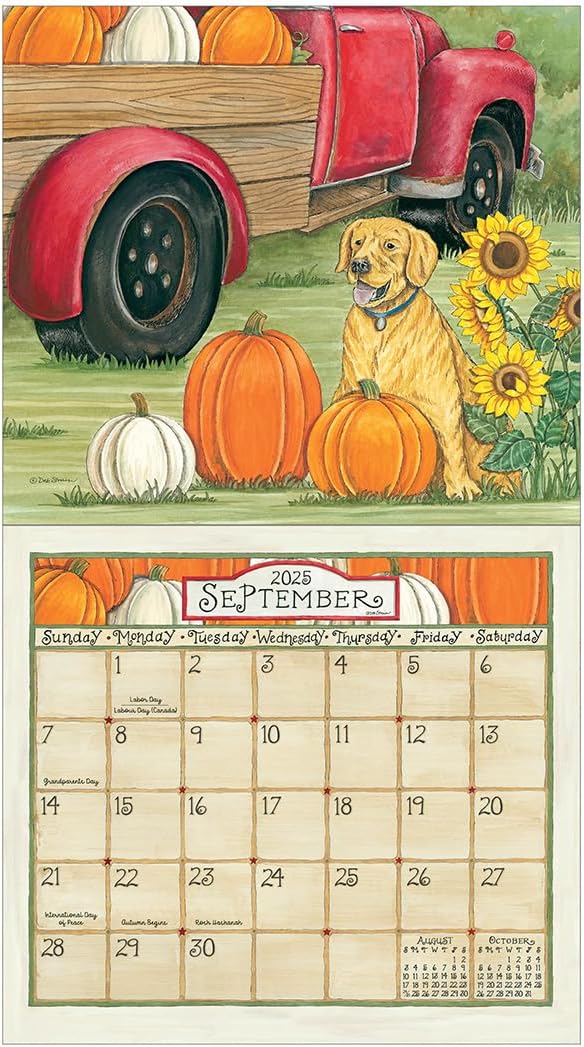 Legacy Coming Home 13 x 12 Paper 2025 Hanging Wall Calendar