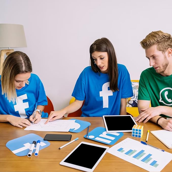 50Pcs White Poster Board,14x18 White Poster Paper Blank Graphic Display Board Poster Board Bulk for School Arts,Classroom Crafts