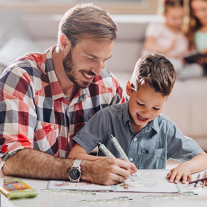 20Pcs Rhinestone Metal Ballpoint Pens Bling Pens Bulk Fancy Sparkly Crystal Diamond Pens Press Retractable Black Ink 0.7mm For Women Office Meeting Birthday Supplies Wedding Gifts(20colors)