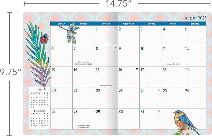 WSBL Ladybird 2024 Monthly Planner (24997050007)