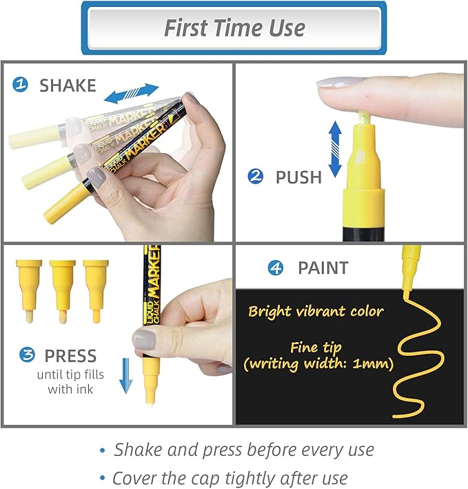 Magnetic Chalkboard Monthly Calendar - Weekly Meal Planning Blackboard Combo Set with Neon Bright Liquid Chalk Markers - Bonus Grocery List and Notepad Blackboard for Refrigerator Included