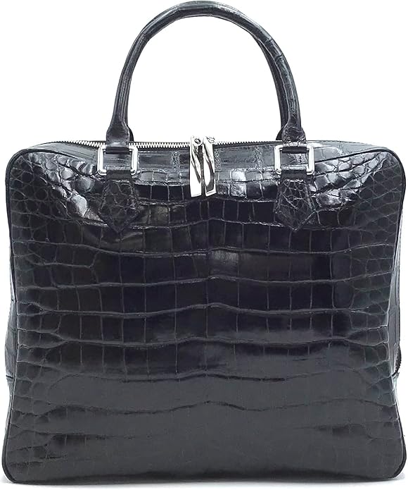 Masami Handmade Genuine Crocodile Leather Business Bag, Briefcase, Japanese brand, Leather bag