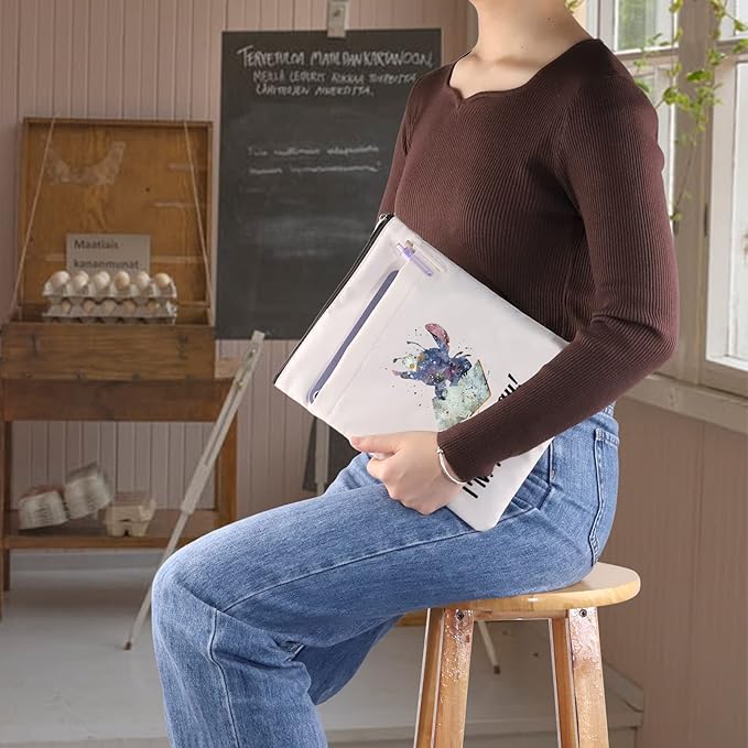 Cartoon Character Book Sleeve Ohana Lovers Book Cover WDW Fandom Gift Go Away I’m Reading Gift for Bookish Bibliophile (ShiDiZai ReadingBS)