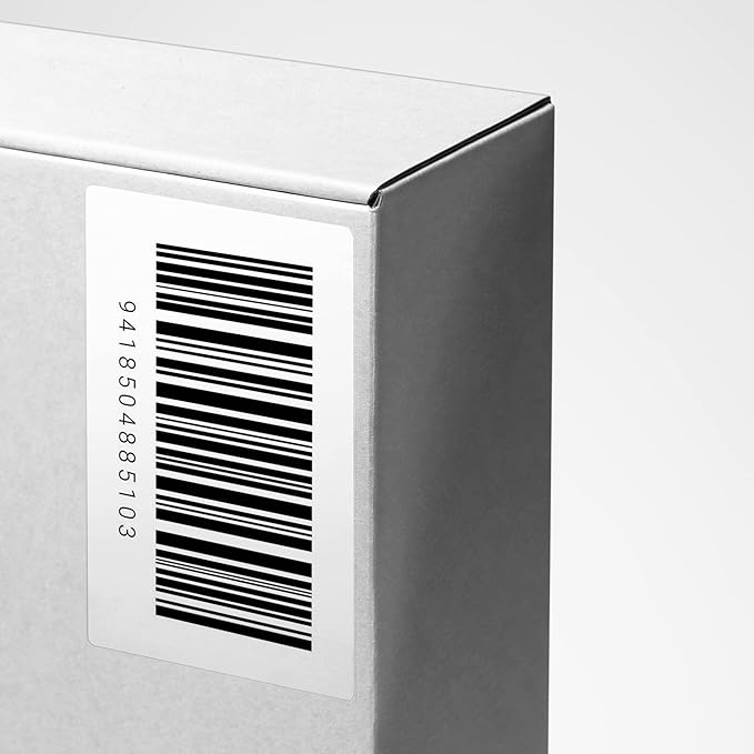 Hybsk 2.25x1.25 inch Direct Thermal Labels for Barcodes, Address, Compatible with Rollo Label Printer & Zebra Desktop Printers (2.25"x1.25",2 Rolls White)