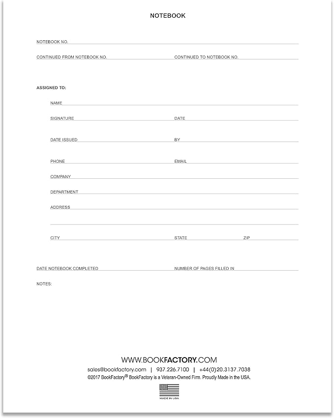 BookFactory Lab Notebook - 168 Pages (.25" Grid Format), 8 7/8" x 11 1/4", Blue Cover, Section Sewn Hardbound Laboratory Notebook (LIRPE-168-LGR-A-LBT1)