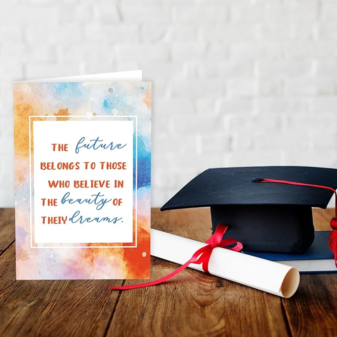 Funny Graduation Card for Her Him, High School College Graduation Card, Graduation Gifts for Friends Boy Girl