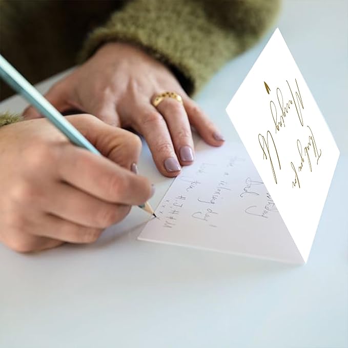 6 Pieces Wedding Day Card, Thank You for Marrying Us, Thank You Card for Officiant, Priest, Minister, Judge, Pastor Gifts.(Thank You - 6cards C)