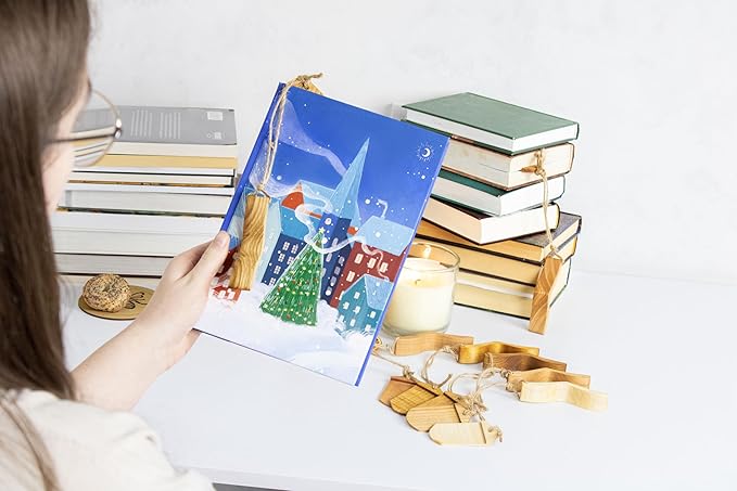 Handmade Wooden Book Page Holder - Wooden Thumb Bookmark - Novel Reading Accessories, Book Gadgets, Presents for Readers, Book Lovers Gifts, Bookworm (Maple Natural)