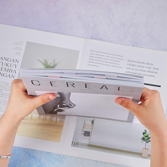 Chinco 10 Pieces Magnetic Bookmarks Magnet Page Markers Assorted Book Markers Set for Students Reading Gifts for Christmas (Floral)