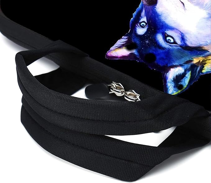 11.6 12 12.1 Inch Laptop Carrying Bag Protective Chromebook Case Pouch Netbook Notebook Ultrabook Bag Tablet Sleeve Cover Travel Briefcase with Handle for Men Women (Wolf)