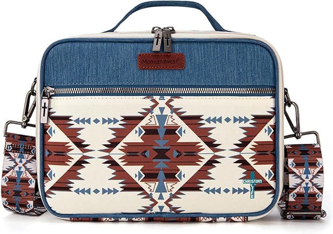 Montana West Bible Book Covers for Women Canves Bible Cases with Zippered Pocket Bible Bags Handheld Crossbody Church Bible Study Supplie