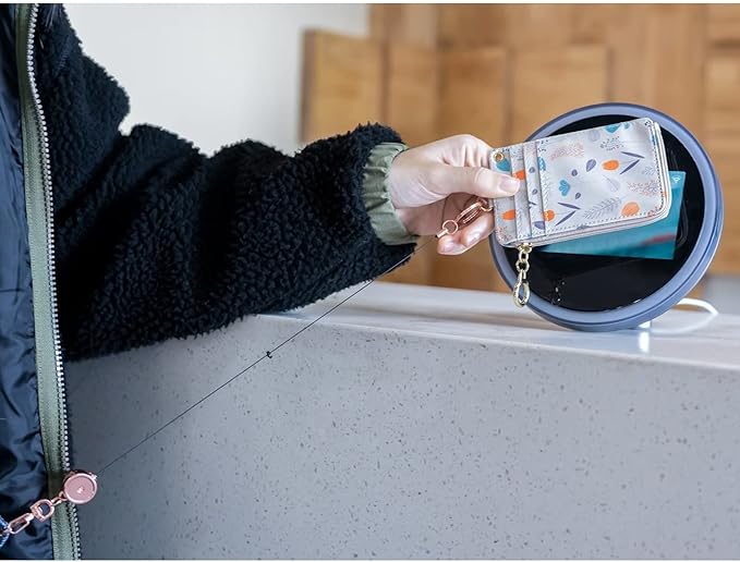 Retractable Badge Holder, Pretty Bling Pink ID Badge Reel with Retractable Cord for Name Card Keychain,Metal Retractable Key Ring for Women Nurse Teacher Student,2 Pack