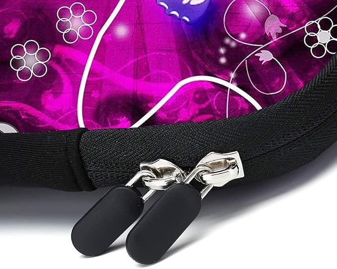 11.6 12 12.1 Inch Laptop Carrying Bag Protective Chromebook Case Pouch Netbook Notebook Ultrabook Bag Tablet Sleeve Cover Travel Briefcase with Handle For Men Women (butterfly)