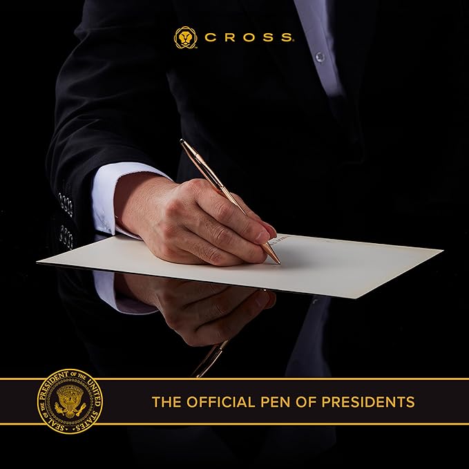 Cross Classic Century Refillable Ballpoint Pen, Medium Ballpen, Includes Premium Gift Box - Brushed Black