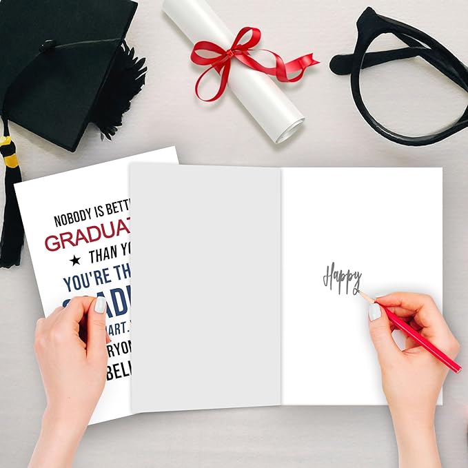 Funny Trump Graduation Gifts for Him Her, Graduation Card for Friends Women Men, Best Graduation Ever Gift Card