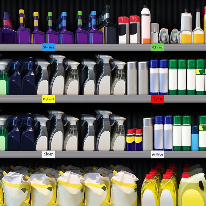 Dry Erase Magnetic Labels 5x3 Inch, 40 Pack, Reusable Magnetic Dry Erase Labels for Whiteboards,Locker, School, Classroom, Office, Home