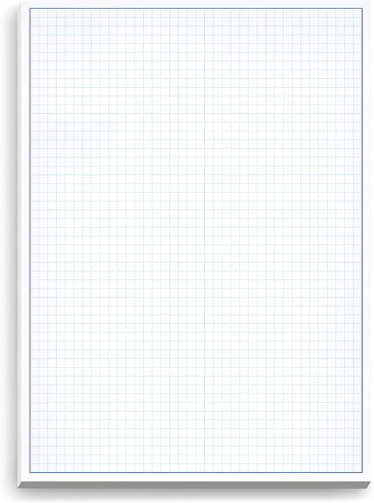 Graph Paper Pad for Blueprint Drawings, Drafting, Engineering Drawing, and Planning - Graph Paper 11x17 Blueprint Quadrille Grid Paper Pads with Blue Lines, High Brightness 50 Sheets (1-Pack)