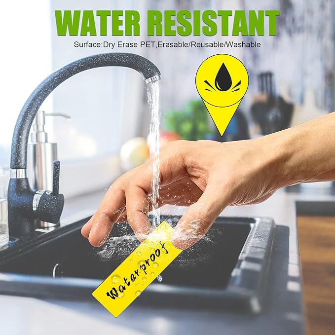 Pale Green Magnetic Labels for White Board,Dry Erase Magnets Sheets,Labeling Lockers,Orgnazing Metal Surface Cabinet