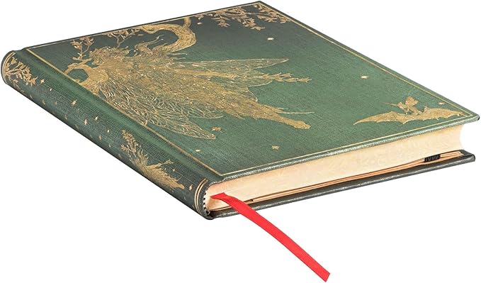 Olive Fairy Midi Lined Hardcover Journal, 144pg, 120GSM by Paperblanks (Lang's Fairy Books)