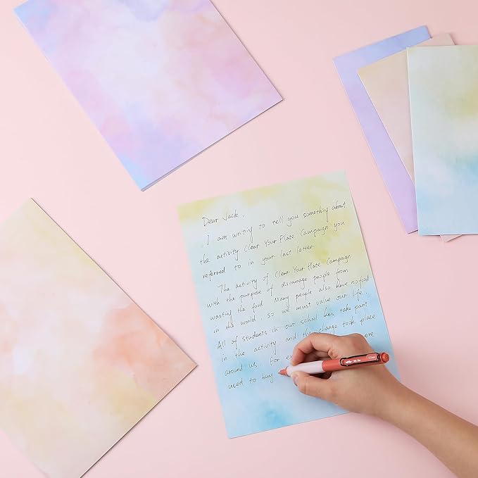 Mr. Pen- Stationery Writing Paper with Envelopes, 30 Letter Writing Paper with 18 Envelopes, Cute Stationary Set for Writing Letters, Stationary Paper, Writing Paper Stationary, Letter Set