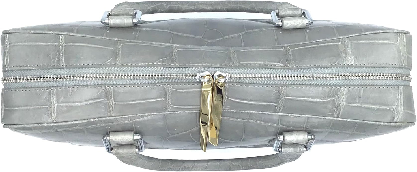 Masami Handmade Genuine Crocodile Leather Business Bag, Briefcase, Japanese brand, Leather bag