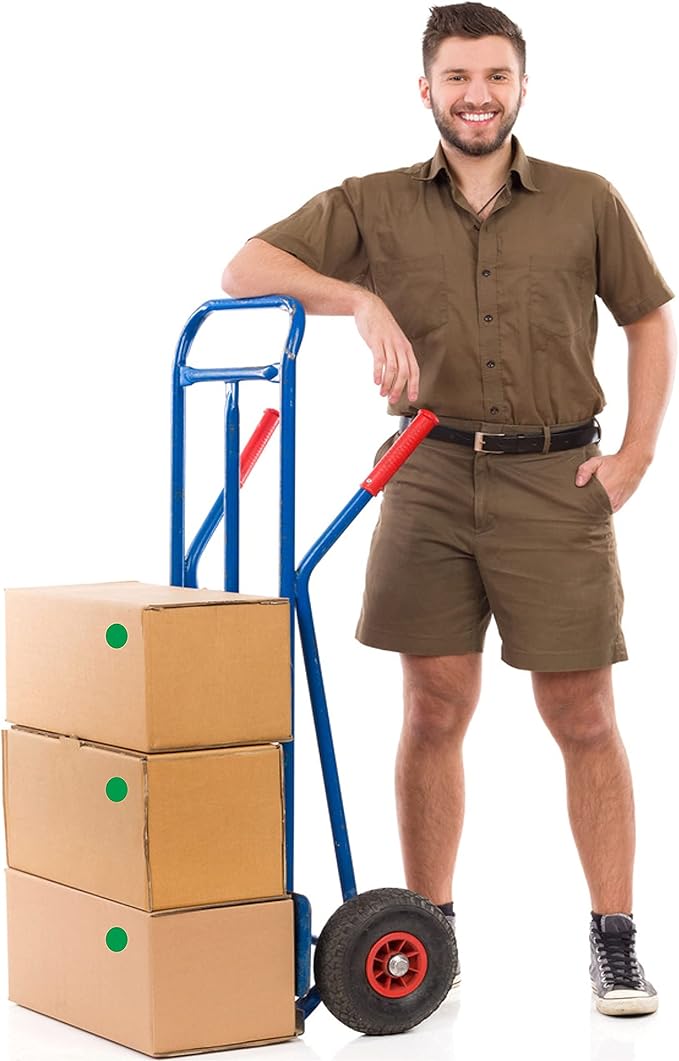 PARLAIM 6000 PCS 3/4 Inch Round Color Coding Dot Stickers, 0.75" Circle Label in Dispenser Box for Classroom School and Office (Green Blue Red Yellow)