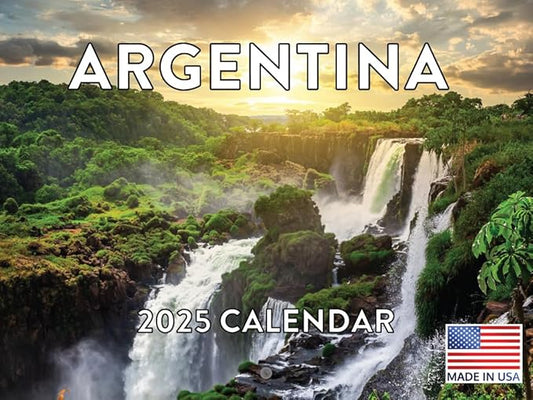 Argentina Calendar 2025 Monthly Wall | American Made In The USA