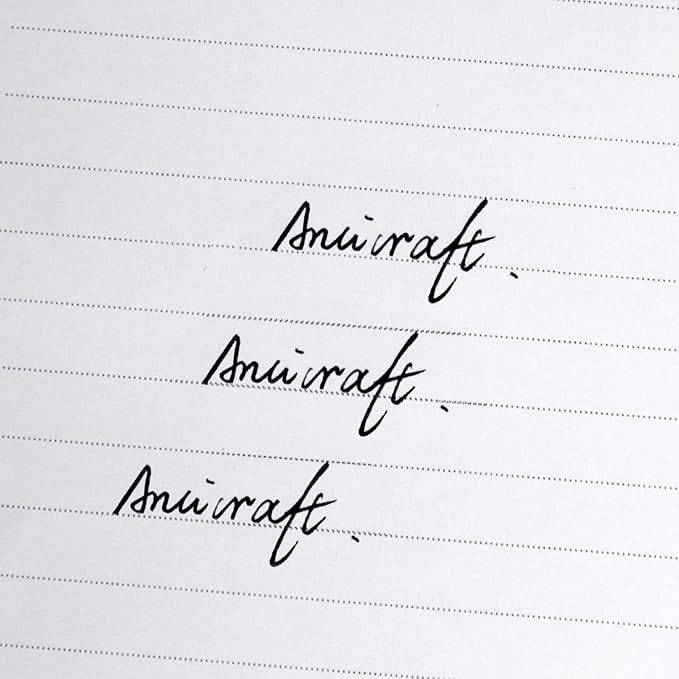 Ancicraft Refill Paper A5 5.7 X 8.25 Inches 6 Hole Lined Creamy White Paper for Loose Leaf Binder Notebook 100 Sheets / 200 Pages