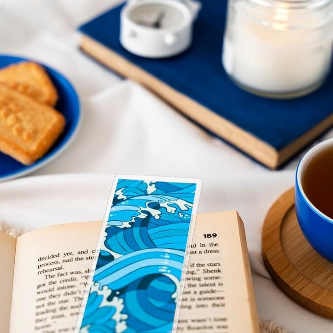 100Pieces Bookmark Laminating Pouches 2 * 8inch Hot Laminator Sleeves 5 Mil Compatible with Most Pouch Laminating Machines for Book Lovers Nature Lovers